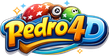 Logo pedro4d berwarna neon